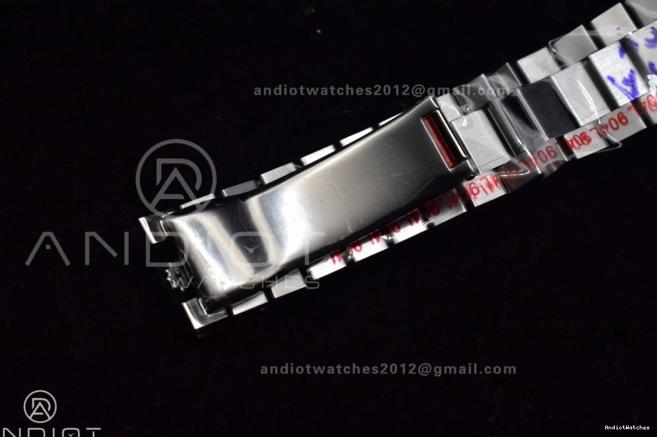 Stretchable Bracelet Dial DayDate V Grey Markers 40 904L Stick Steel On A2836 GMF 704 President Weighted Tungsten 0420